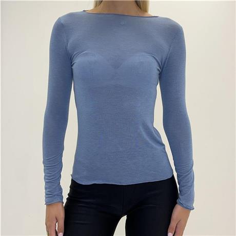 Maglia in viscosa e cashmere BLEND